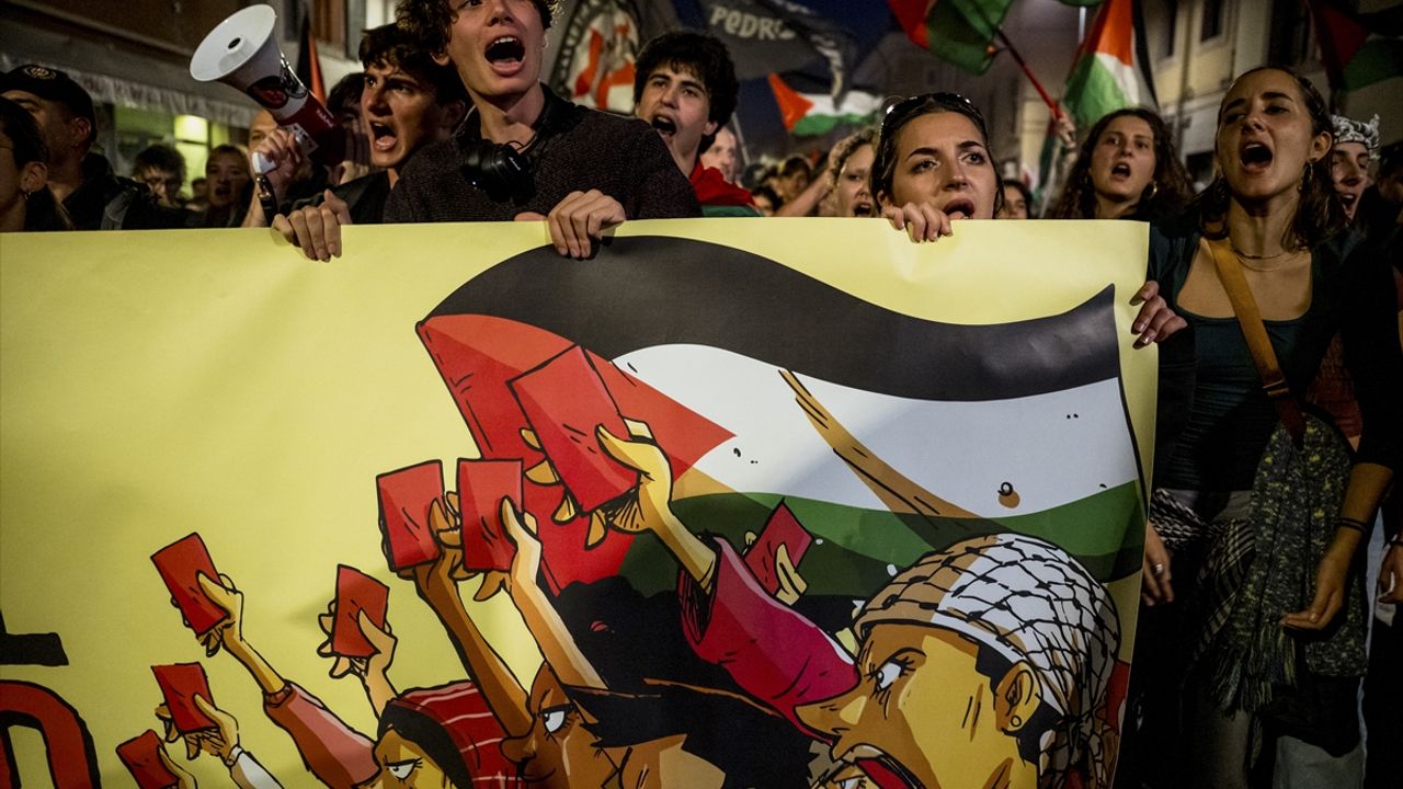 İtalya’da İsrail takımına protesto: İsrail FIFA’dan atılsın
