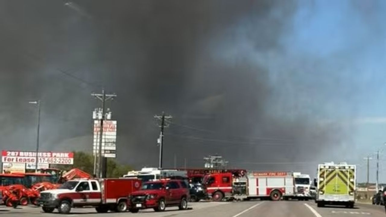 ABD'de bir uçak yere çakıldı