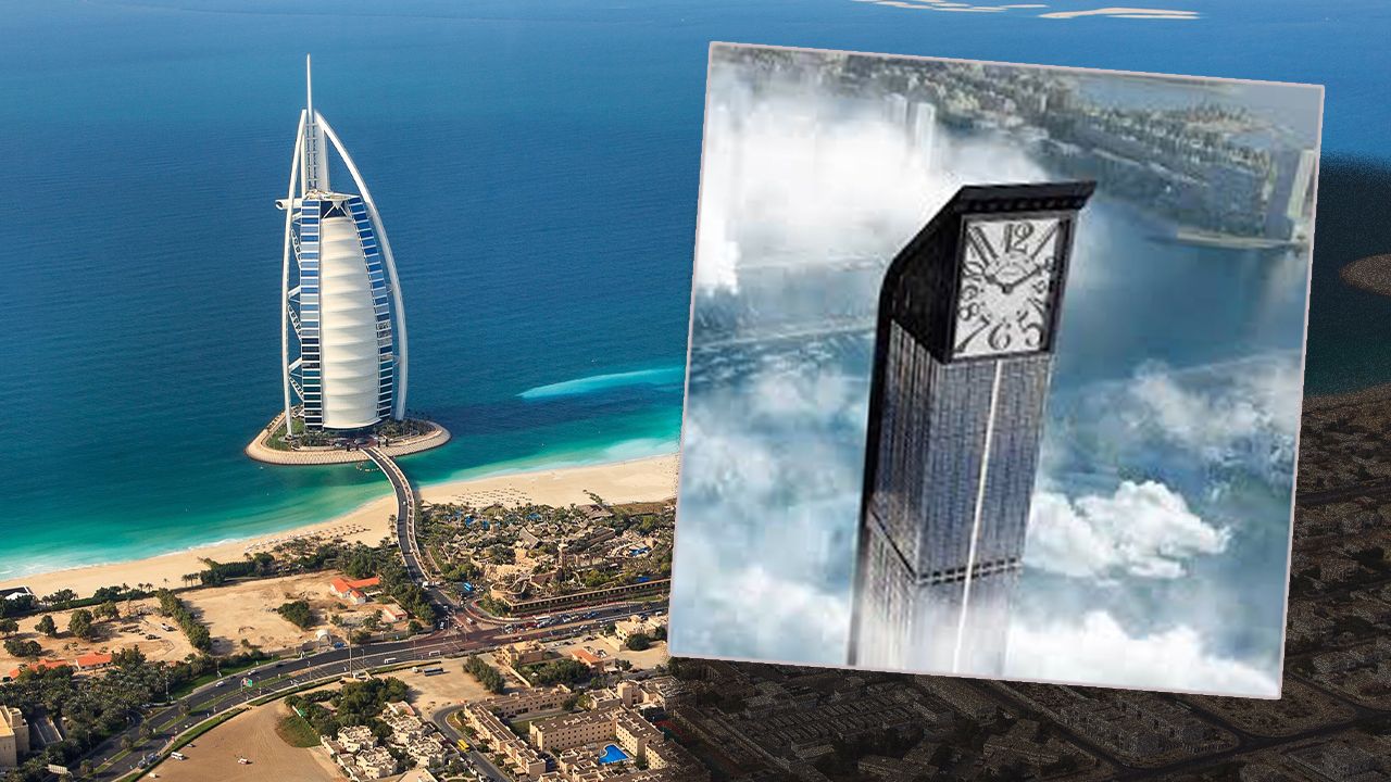 Kilometrelerce uzaktan görülecek: Dubai’ye dev saatli kule!
