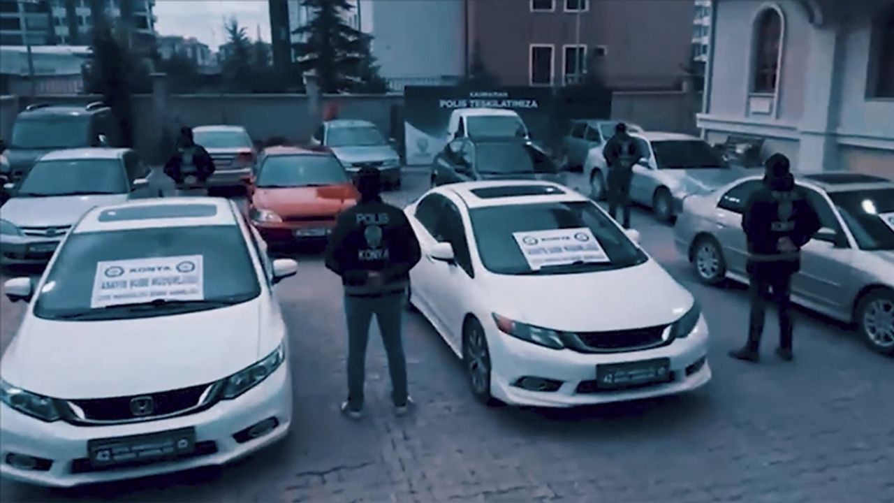 Change araç çetelerine darbe: 35 şüpheli gözaltında