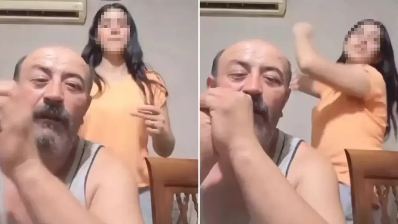 TikTok''ta kızını dans ettirip para isteyen babaya gözaltı