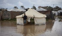 Felaketin içinden: Gazze'de yağmur hayatı daha da zorlaştırdı
