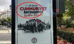 29 Ekim Cumhuriyet bayramı afişinde kriz çıktı