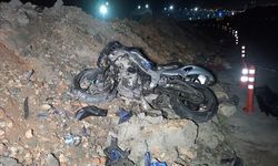 Kanala düşen motosiklet sürücüsü öldü