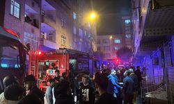 Esenler'de bir binada çıkan yangın panik yarattı
