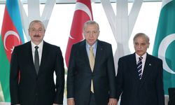 Bakü'de Erdoğan, Aliyev ve Şerif ile üçlü  zirve