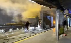 Edirnekapı’da metrobüsteki yangın paniğe neden oldu
