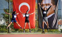 Muğla’da Atatürk’e saygı koşusu