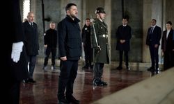 Ukrayna lideri Zelenski'den Anıtkabir'e ziyaret