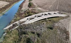 Seyhan Baraj Gölü kurudu: 100 yıllık köprü gün yüzüne çıktı