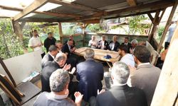 Büyükakın'dan hayatını kaybedenlerin ailelerine ziyaret