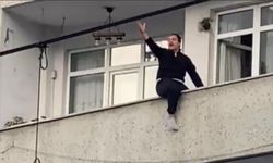 Ailesiyle tartıştı, balkondan atlamak istedi