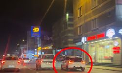 Bursa'da trafikte makas atan ve tehlikeli şerit değiştiren araçlar kamerada
