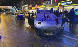 Küçükçekmece’de zincirleme kaza: 3 yaralı