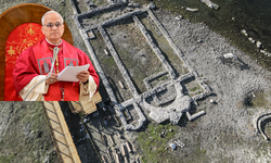 Papa 14. Leo'dan tarihi Bazilika ziyareti