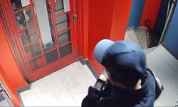 Şaşkın hırsız güvenlik kamerılara takıldı