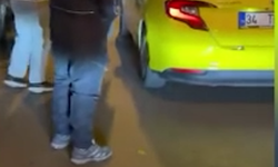 Şişli'de trafikte iki sürücü arasında çıkan kavga kamerada