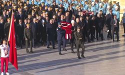 Cumhurbaşkanı Erdoğan ve devlet erkanı Anıtkabir'de!