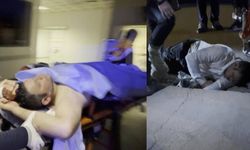 Yol ortasında palalı saldırı kamerada