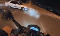 Kahramanmaraş'ta motosikletli çift kaza yaptı! O anlar kamerada