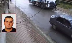 Belediye işçisinin dehşet veren ölümü kamerada