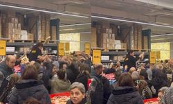 Zincir market dev indirim yaptı! Müşteriler izdiham çıkardı