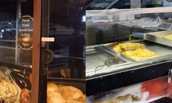 Sosyal medyayı sarsan görüntü: Börekçide fare paniği