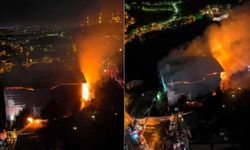 Çamlıca'daki tarihi köşk kül oldu