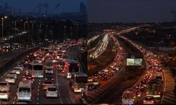 Yine yağışlı sabah trafiği kilitledi