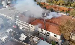 Bakırköy'de bir fabrikada yangın