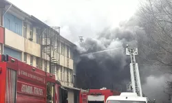 İmalathanede yangın! Müdahale sürüyor