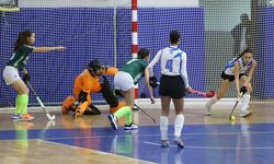 Salon Hokeyi Kadınlar Süper Lig maçları Antalya'nın Alanya ilçesinde tamamlandı