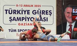 Türkiye Güreş Şampiyonası Gaziantepte'te sona erdi.