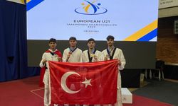 Madalya ambargosu! Genç tekvandocular Avrupa'yı salladı!