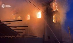 Rusya Kiev'i cehenneme çevirdi! 500 İHA ile saldırı: Şehri duman sardı