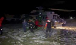 Hasan Dağı'nda öğrencilere hava destekli kurtarma