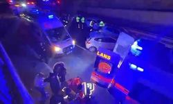 Çekmeköy'de panik anları: 7 Araç birbirine girdi