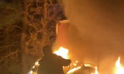 Küllükte unutulan sigara yangına neden oldu