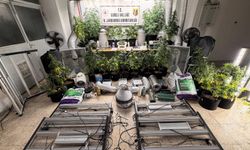 Uyuşturucu imalathanesine çevrilen eve baskın düzenlendi