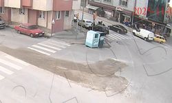 Kütahya'da korkutan kaza: Kuryeye otomobil çarptı