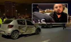 Alkollü sürücü kaza yapıp tepki gösterdi: Gazeteci çekecekse üflemem!