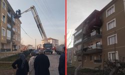 Ankara’da apartmanda yangın paniği!