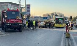 İstanbul'un göbeğinde dehşet anları: Araç vatandaşların arasına daldı!