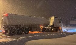 Bolu Dağı'nda ağır tonajlı araçların geçişi durduruldu