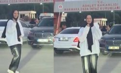 Tahliye olan kocasını beklerken cezaevinin önünde yaptıkları çok konuşuldu