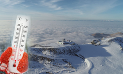 Ardahan zirveyi kaptırdı! Türkiye'nin en soğuk yeri Erzurum Palandöken Doğu Anadolu Gözlemevi oldu