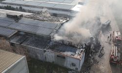 İplik fabrikasında yangın paniği!