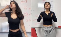 İngilizce öğretmeni giydiği kıyafetlerle gündem oldu: O videoya tepki yağıyor