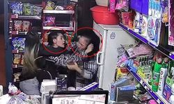 Markette gelin-kaynana kavgası! Saç saça baş başa saldırdıkları anlar kamerada