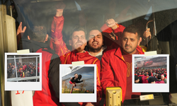 Aslan Kadıköy'e indi! Deplasman tribünü yerini aldı